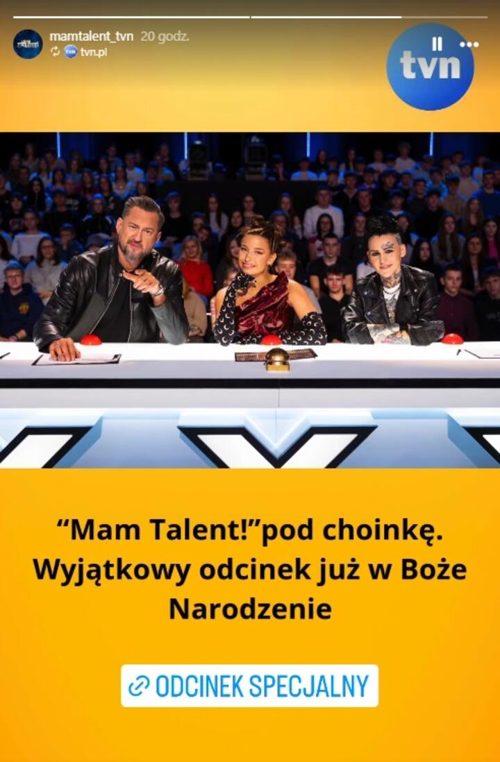 TVN ogłosił świąteczne wydanie "Mam talent!"